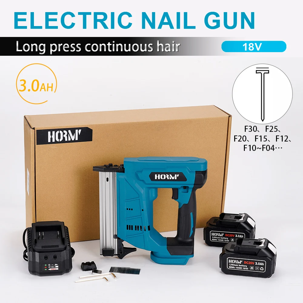 20V Electric Nail Gun Electric Nailer Stapler Framing Nailer