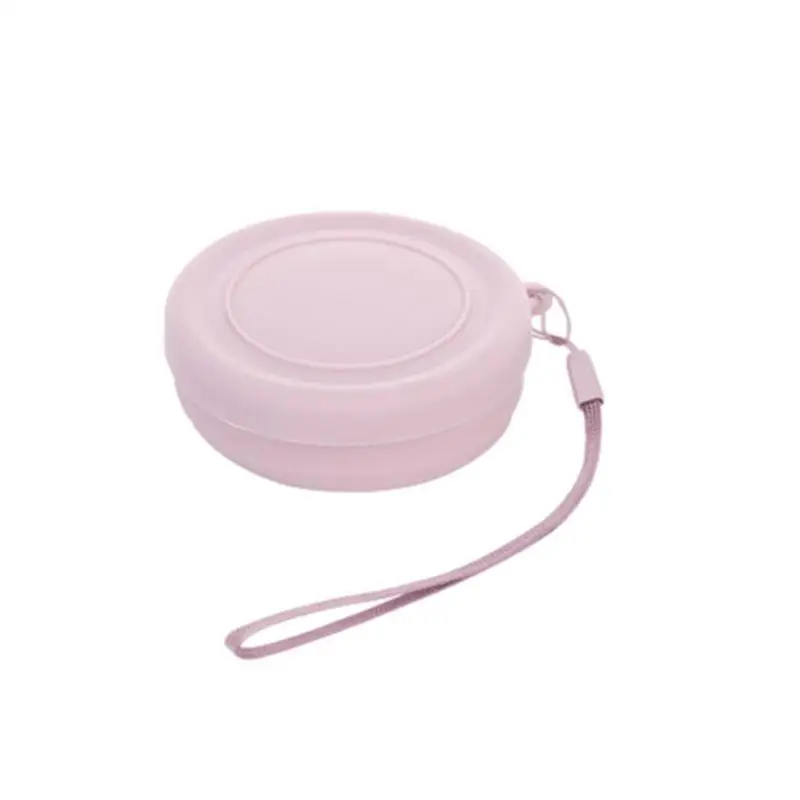 Collapsible Travel Cup Reusable Silicone Water Cup To-Go Pocket Size Cups For Hot And Cold Drinks Expandable For Outdoor Camping