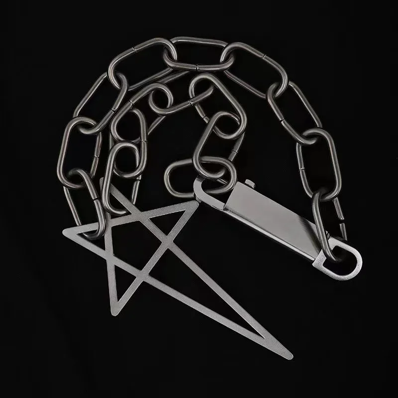 Y2K ожерелье Рик из титана