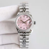 luxury brand 31mmladies watch automatic mechanical pink dial stainless steel clock 279381%ec%8b%9c%ea%b3%84 watch for women