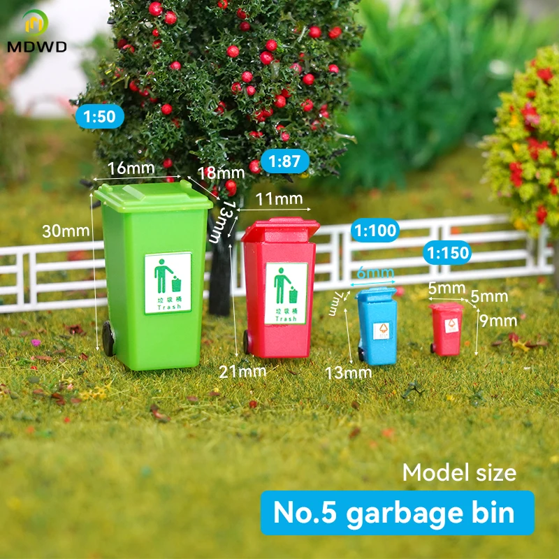 5 шт./компл. кукольный домик миниатюрный мини мусорный бак мусорное ведро игрушка
