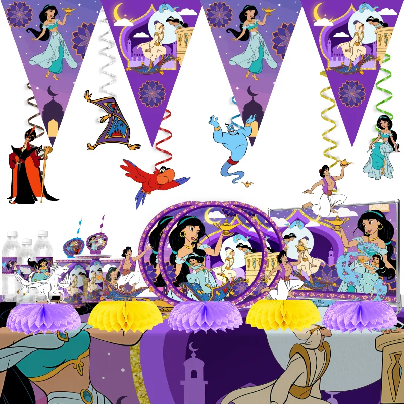 Дитни Жасмин принцесса Аладдин тема волшебное украшение для дня рождения