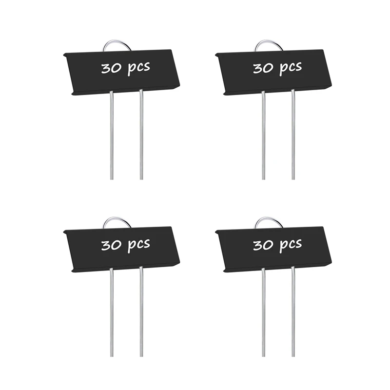 120 Pcs Metal Plant Labels Weatherproof Garden Markers Reusable Nursery Tags For Vegetables Herb Flower Greenhouse Black