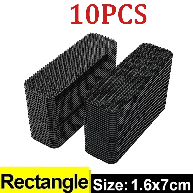 

2/5/10 шт. двусторонние высококлейкие автомобильные коврики, фиксирующие наклейки, домашний пол, противоскользящая фиксированная накладка, лента, наклейка