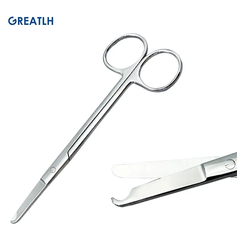 Stainless Steel Remove Suture Scissors Nurse Scissors Stitch Scissors Medical Surgical Scissors Straight/Curved 1pcs images - 6