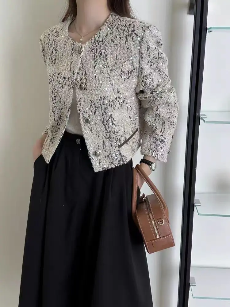 Женская куртка Xiaoxiang с блестками