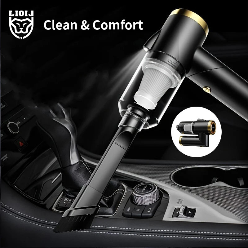 Новейший Настольный пылесос 4000 мАч, перезаряжаемый высокой мощности 5000 па, для очистки компьютерной клавиатуры и пыли, интерьера автомобиля