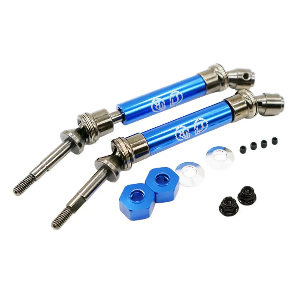 

Metal Rear Drive Shafts for Traxxas Slash 2WD 4x4 1/10 Scale Short Course Truck, Pack of 2