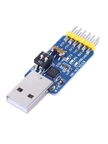 CP2102 6-в-1 USB-UART USB-последовательный адаптер Многофункциональный USB-инструмент для отладки последовательного USB USB-TTL/RS485/232 TTL-RS232/485 232–485