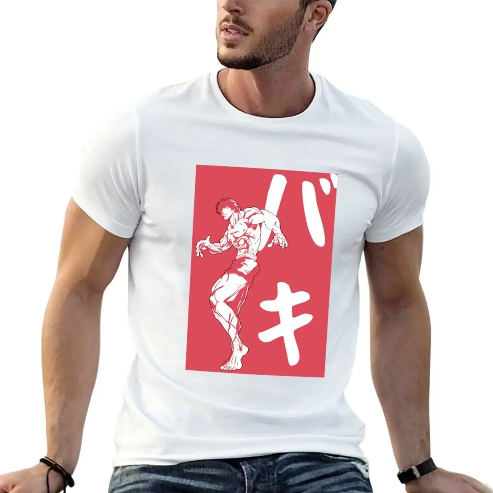 Baki - футболка BAKI с животным принтом для мальчиков и белые быстросохнущие мужские