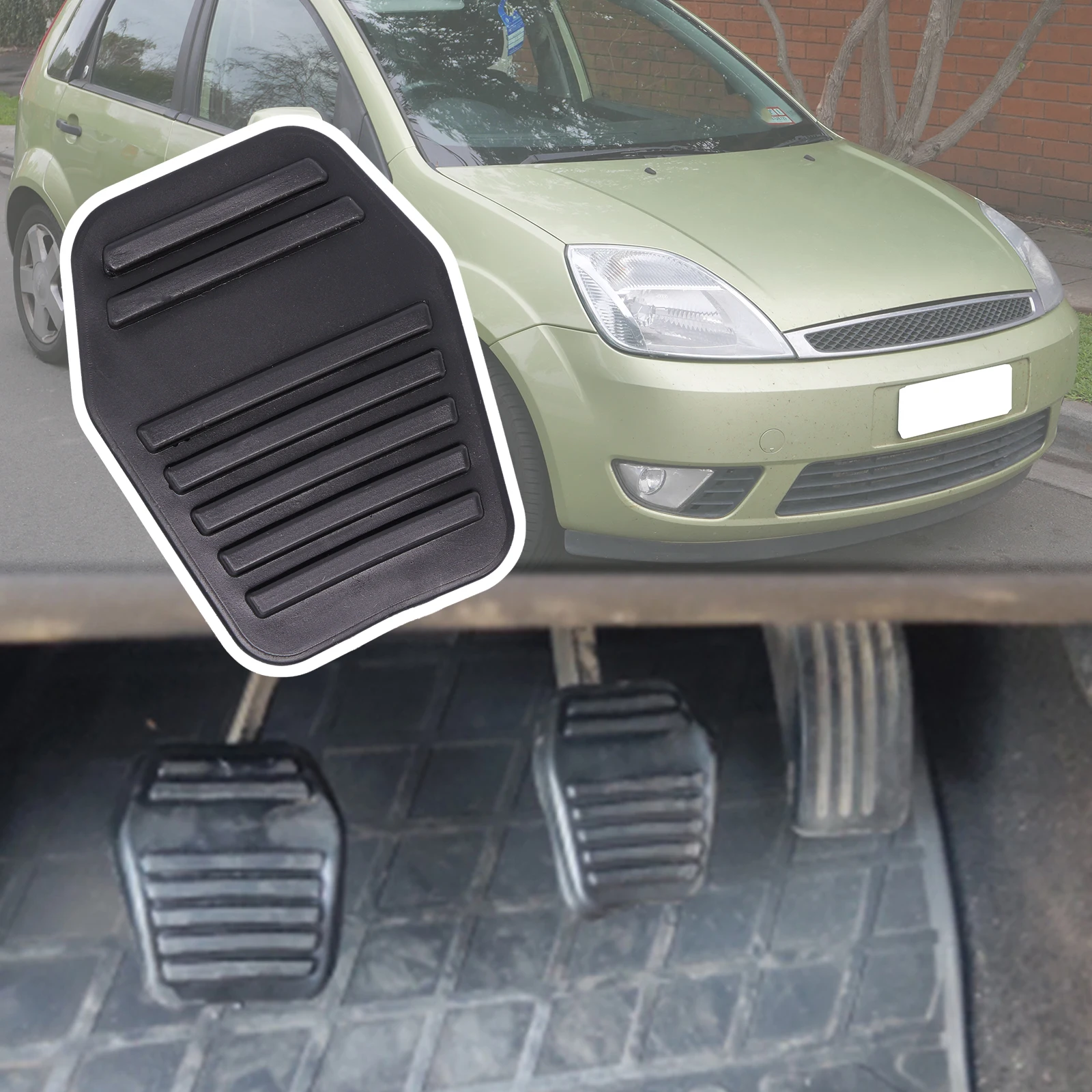 Резиновая накладка на тормоз и педаль тормоза для Ford Fiesta 5 MK5 2002 2003 2004 2005 2006 2007 2008