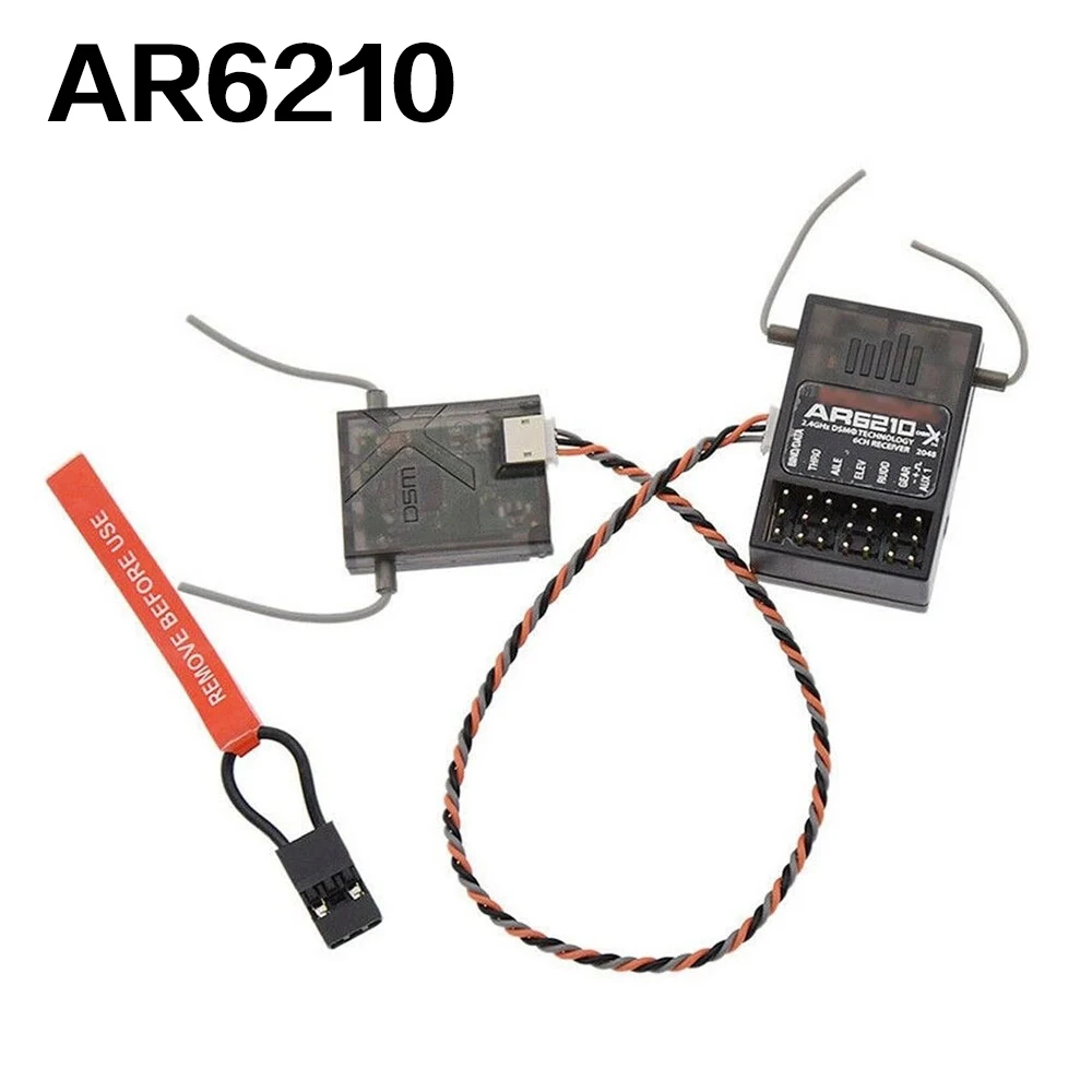 Радиочастотный приемник AR6210 DSMX 6 CH RC RX W/спутниковая поддержка DSM2 SPEKTRUM DX6i DX7 DX8 DX9 JR