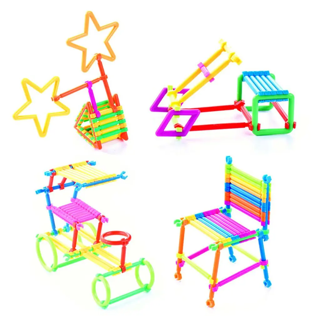 500pcs DIY Creative Intelligence Sticks Blocks Magic Wand Magnetic Designer Construction Set Plastic Model &amp Building |