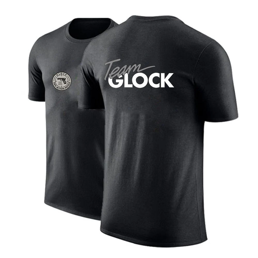 

Glock Perfection Shooting Quick Dry Short Sleeve Sport T Shirt Fitness Shirt Running Men's Breathable Sportswear