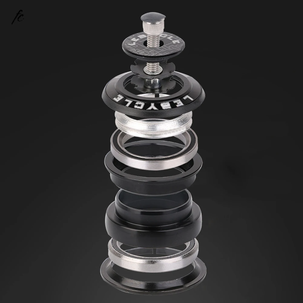 

MTB Bike Road Headset 44mm ZS44 EC44 CNC 1 1/8"-1 1/2" Straight Tube Frame To Tapered Tube Fork 1.5 Adapter Headset