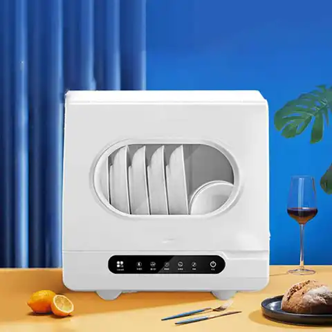 XWJ01 посудомоечная машина компактная/Портативная посудомоечная машина настольная сушка и дезинфекция цельный Полностью Автоматическая Пос...
