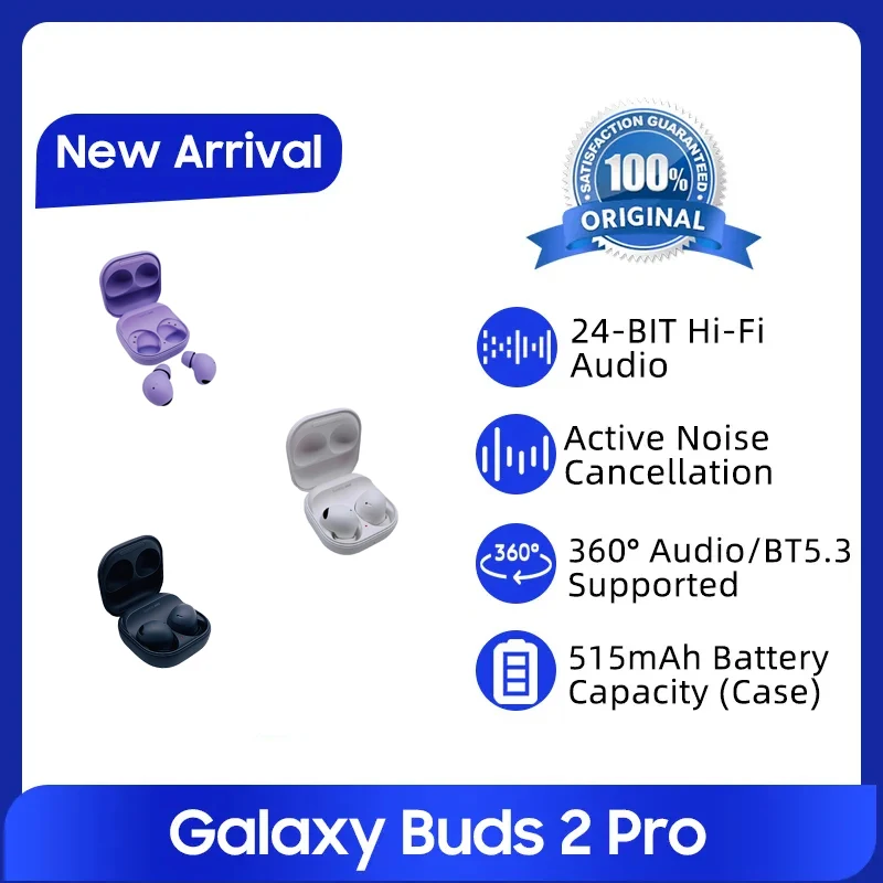 

Bluetooth-наушники mzySamsung Galaxy Buds 2 Pro, TWS, с активным шумоподавлением