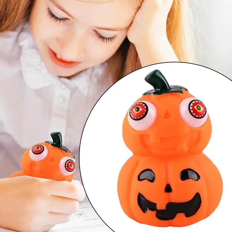 Сжимаемые игрушки на Хэллоуин забавные для глаз тыква голова призрака с