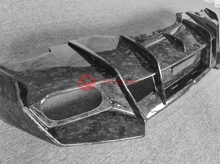 Высококачественный M-образный кованый задний диффузор из углеродного волокна