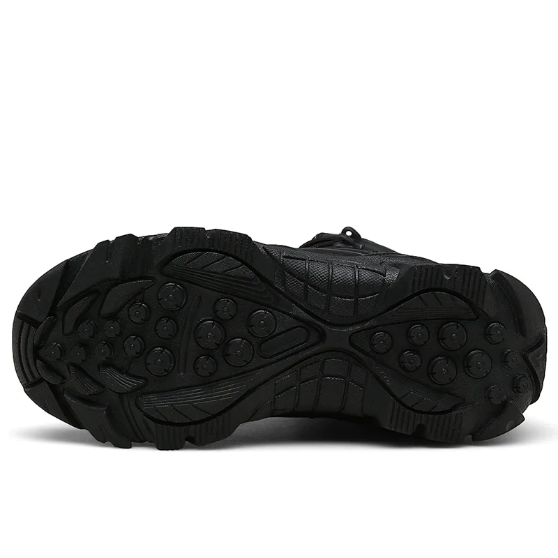 Men High Quality Brand Military Leather Boots Special Force Tactical Desert Combat Men's Boots Outdoor Shoes Ankle Boots Zapatos