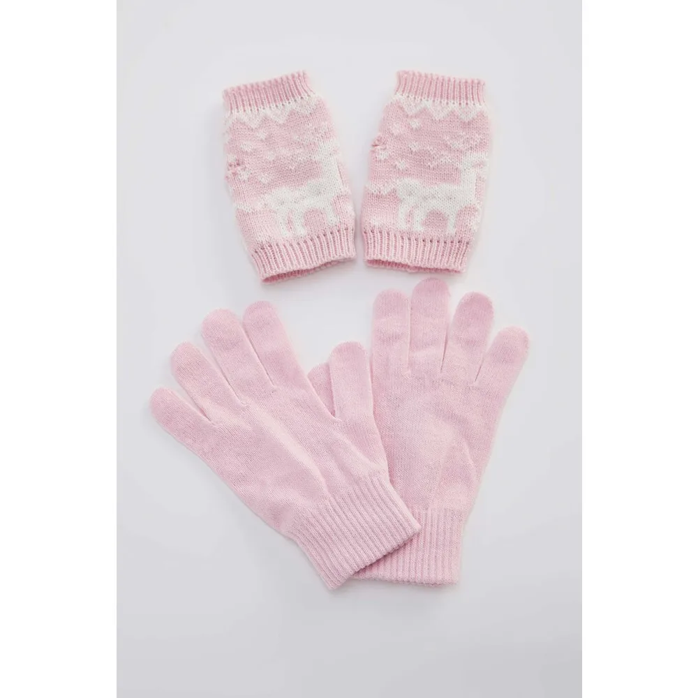 

Dorlie, женские вязаные перчатки с оленем