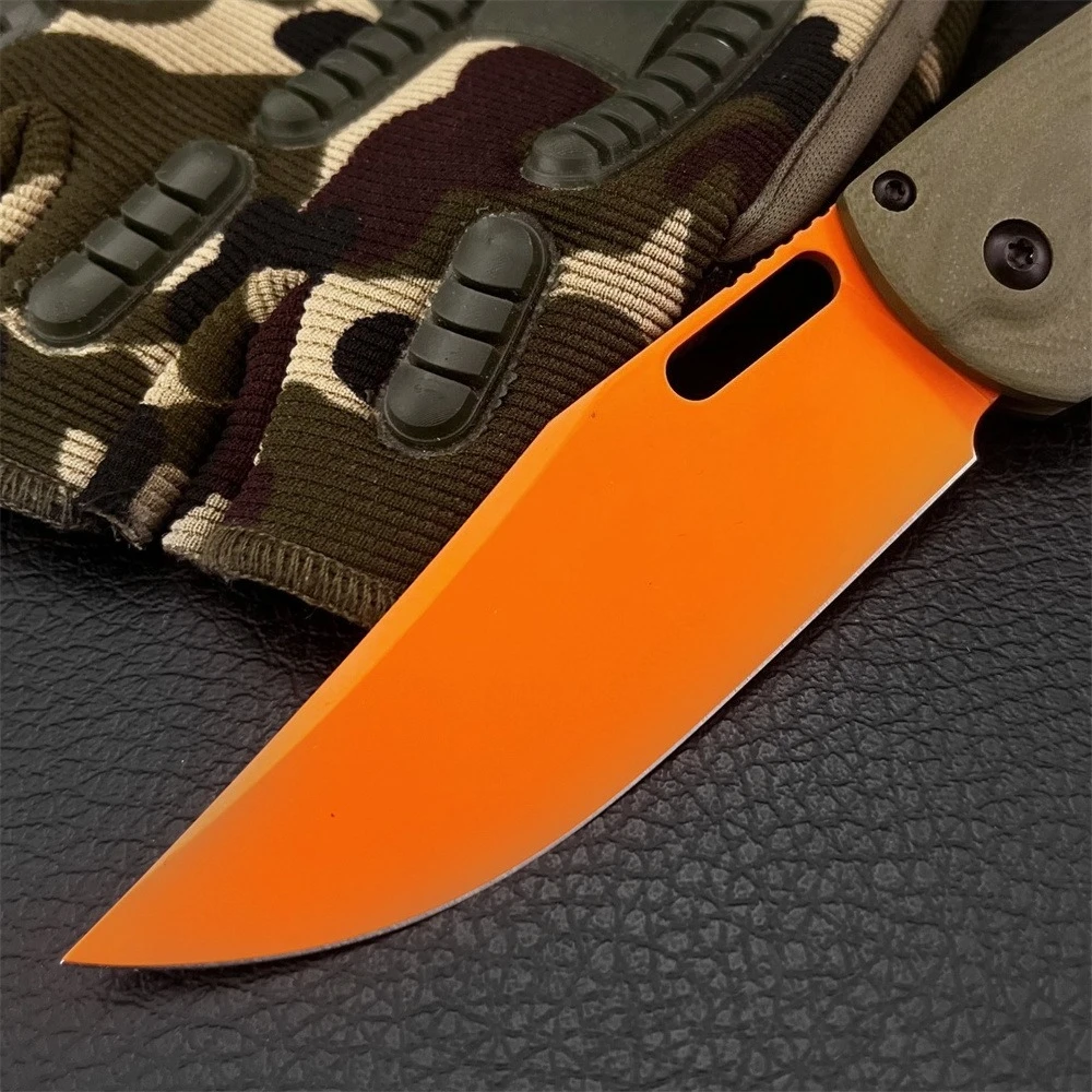 Фото Складной карманный нож Green G10 Handle BM 15535 с лезвием S35V для активного отдыха, кемпинга, рыбалки, охоты, многофункциональный инструмент для резки №4