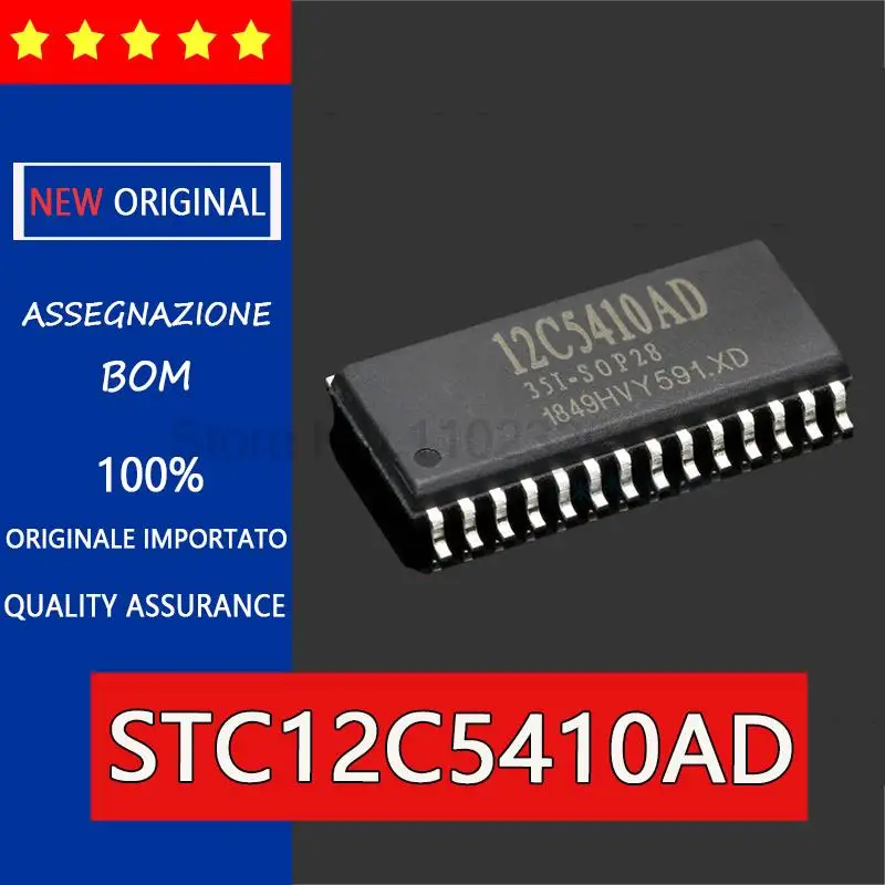 Новая и оригинальная STC12C5410AD STC одночиповая микрокомпьютерная микросхема памяти SOP28,SCM в инкапсуляции DIP28