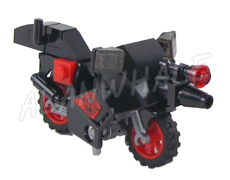 87 шт. Shinobi Turtle Karai Bike Escape Street Motorbike Торговый автомат для газет 10261 Набор