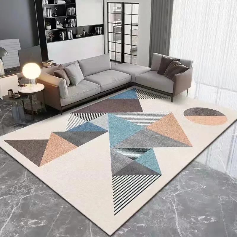 

Modern Light Luxury Style Decoration Home Large Rugs for Living Room Bedroom Decor Carpet Soft Crystal Velvet Coffee Tables Mats