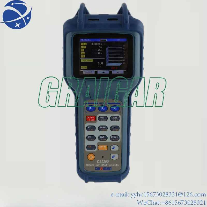 

Yun Yi Deviser DS5200 Return-Path Signal Generator 5MHz-120MHz QAM QPSK TV