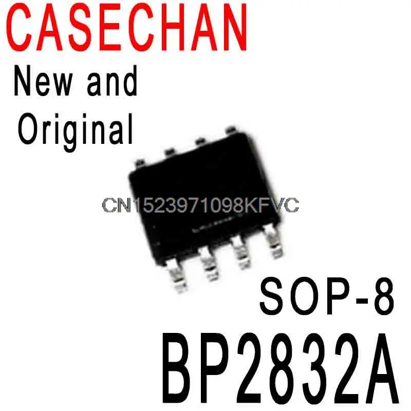 5 шт. Новый и оригинальный SOP8 BP2832 SOP-8, неизолированный понижающий светодиодный драйвер постоянного тока, новый оригинальный драйвер BP2832A