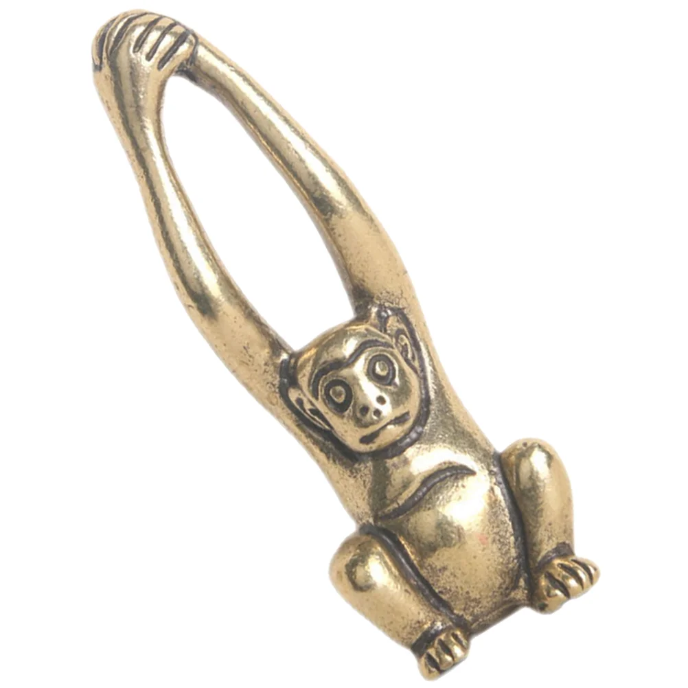 

Decorative Exquisite Vintage Desktop Gibbon Ornament Gibbon Shaped Adornment Gibbon Modeling Ornament Small Gibbon Statue