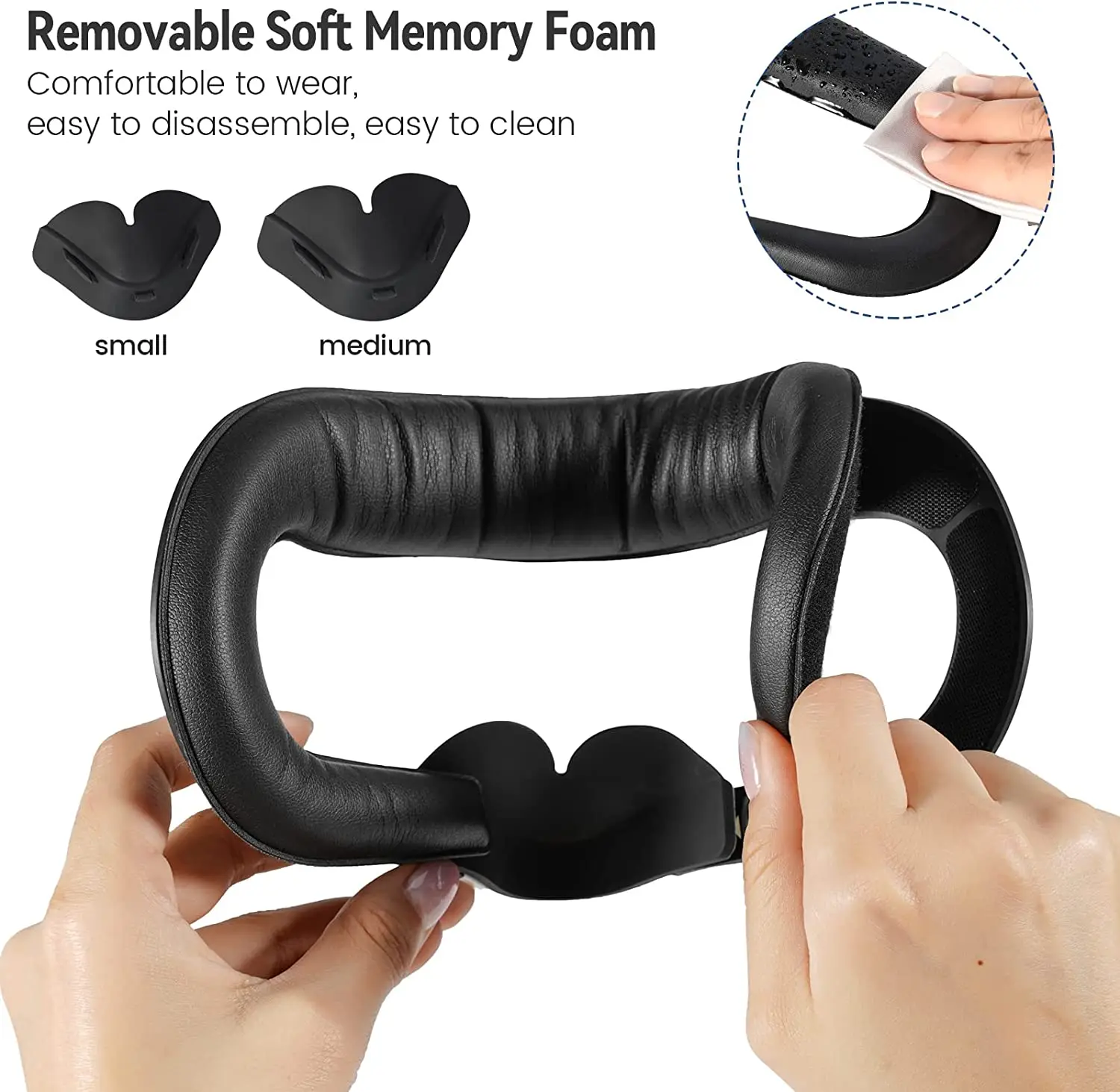 for Oculus Quest 2 Cooling Fan Air Circulation Fan Facial Interface Relieve Lens Fogging Active for Oculus Quest 2 Accessories