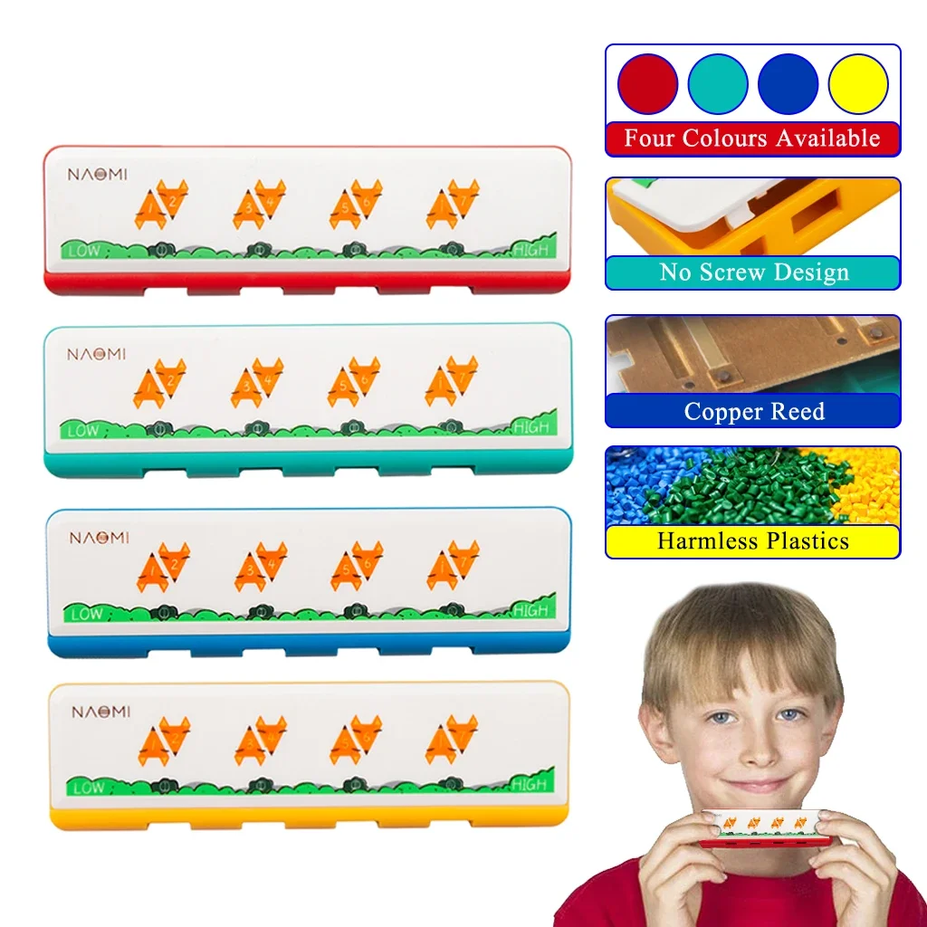 Губная гармошка Калимба слайд-свисток флейта Kazoo рекордер большой палец