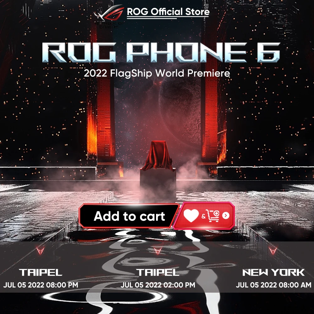 ASUS ROG телефон 6 дюймов, 12 Гб 128 ГБ, Snapdragon 888 + Gen 1, 6000 мАч - Апрельский топ товаров с Али