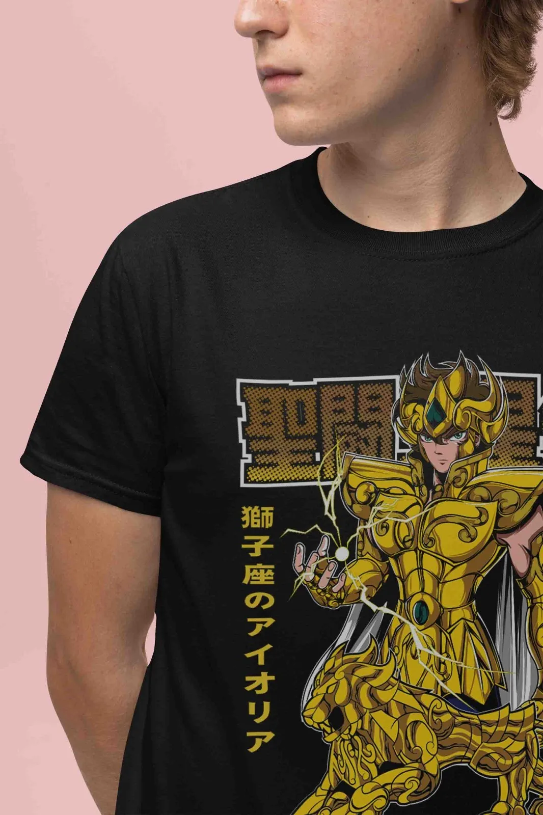 Фото Футболка Saint Seiya, футболка Ширю, футболка Хёга, топ Шун, футболка с аниме-графикой Икку №2