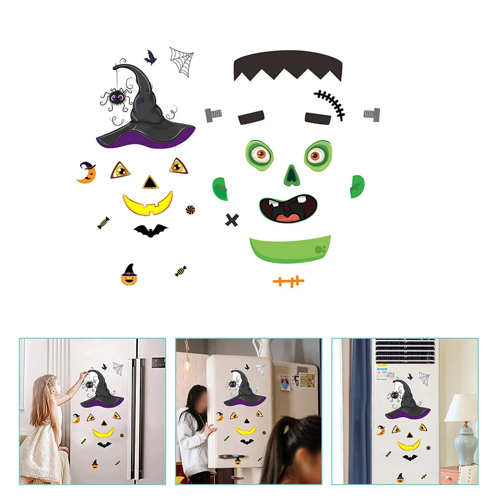 Магниты на холодильник 2 комплекта Хэллоуин фотосессия фестиваль гаражная дверь