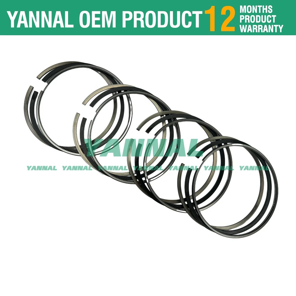 Для Kubota V3300 V3300T комплект поршневых колец 2*2*3 мм для экскаватора Bobcat S250