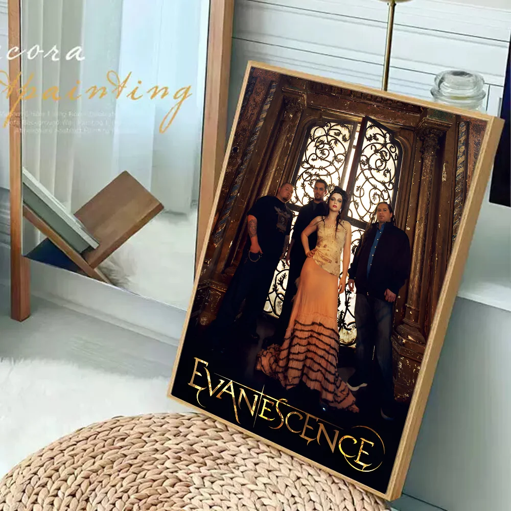 E-EvanescenceS Band Classic Movie Vintage Posters Sticky Room Home Bar Cafe Decor Kawaii