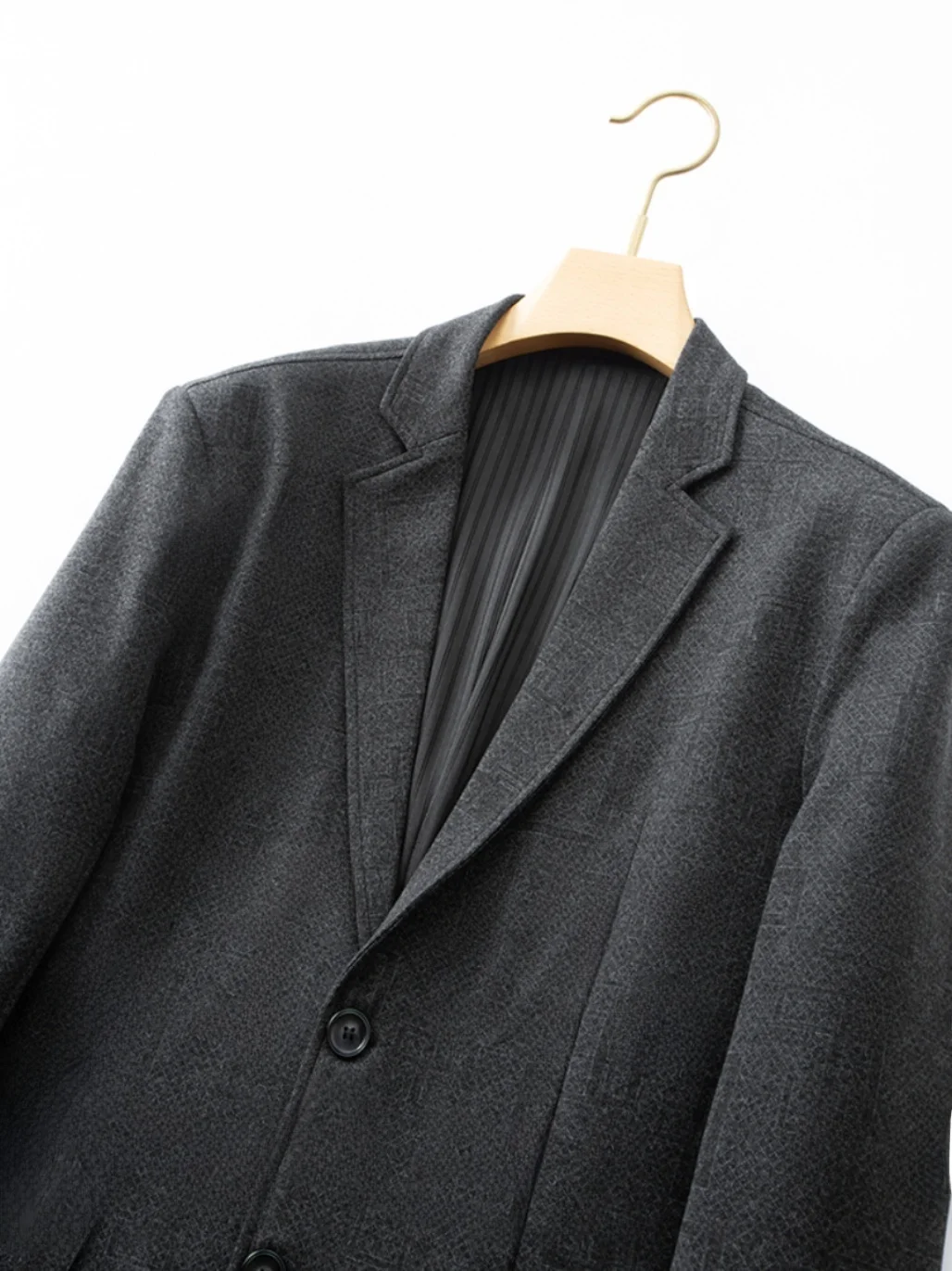 Осенний новый негладкий высококачественный костюм мужской больших размеров