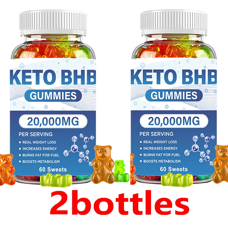 

2Bottle of Ketogenic To Increase Energy Burn Fat Promote Metabolism Apple Cider Vinegar Gummy Real Weight Loss BoostsMetabolism