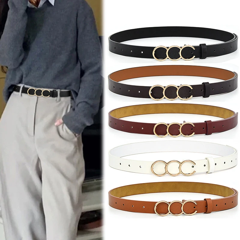 

1 шт., женский ремень с металлической пряжкой