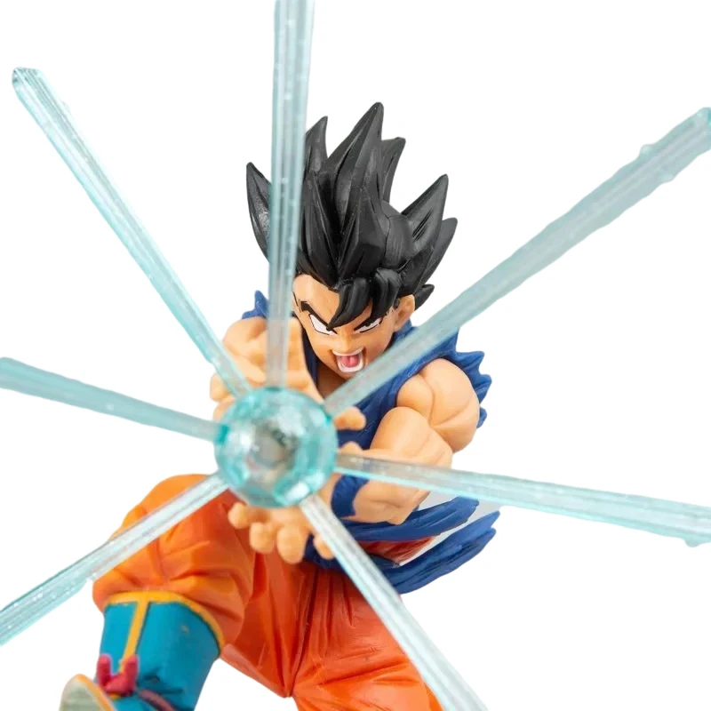 

21cm Dragon Ball Anime Figure Son Goku Kamehameha Special Effects Collectible GK Model PVC Doll Action Figure Kids Toys Gift