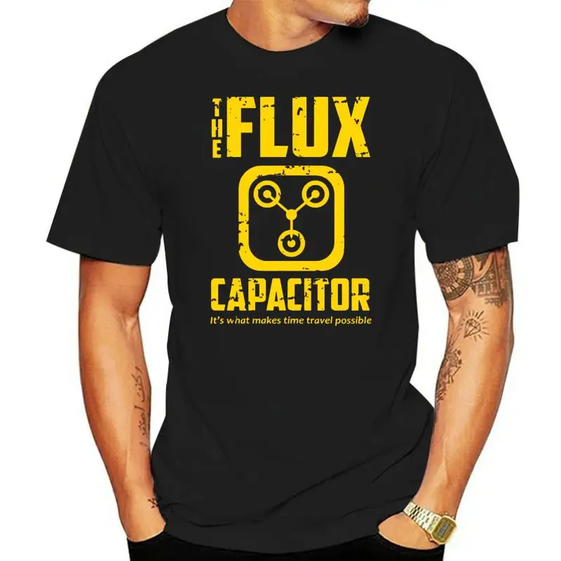 

Flux Capacitor Delorean Inspired by Back To The Future Printed T-Shirt Cool Casual pride t shirt men Unisex New Fashion tshirt