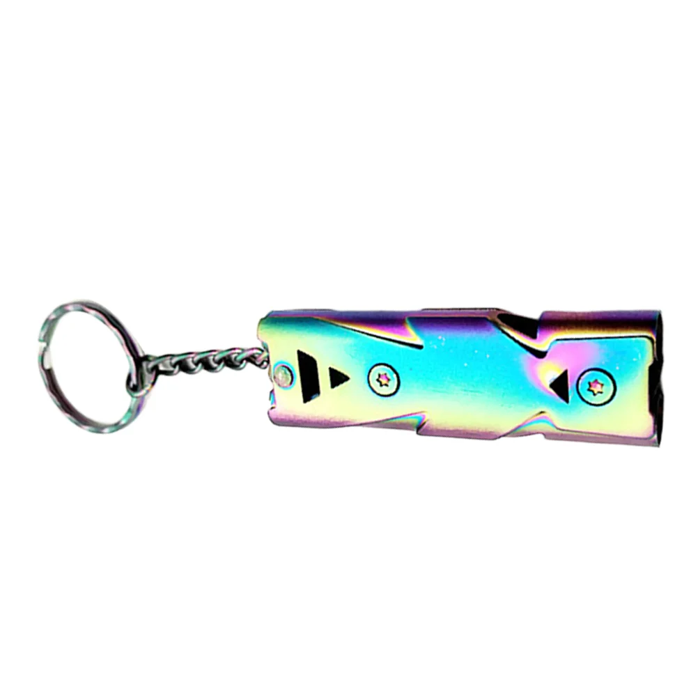 Двойной трубчатый свисток выживания с высоким децибелом для пеших прогулок