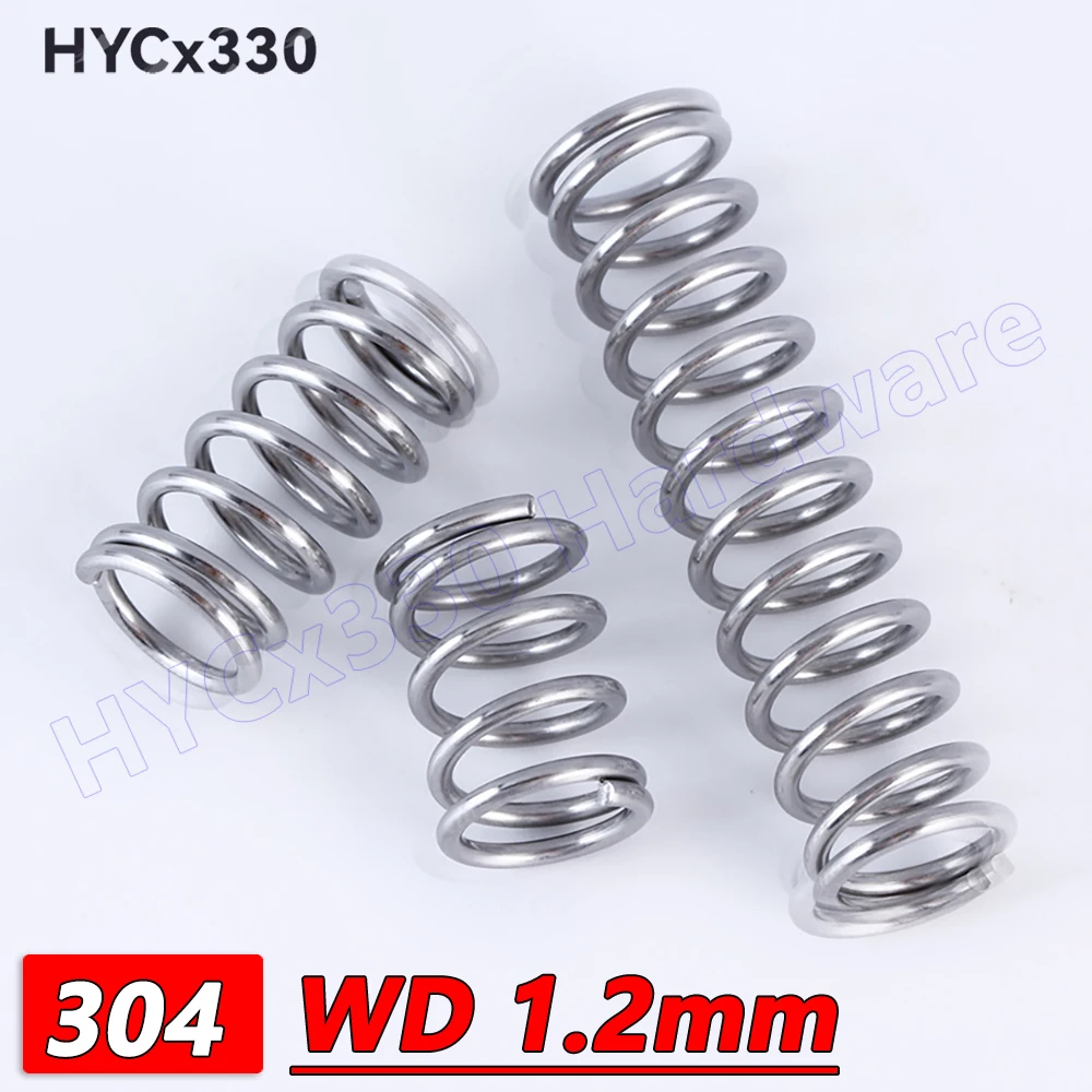 Компрессионные пружины из нержавеющей стали 304