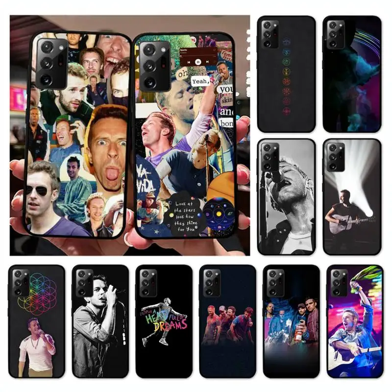

Coldplay Chris Martin Phone Case For Samsung Galaxy Note 10Pro Note20ultra note20 note10lite M30S Coque