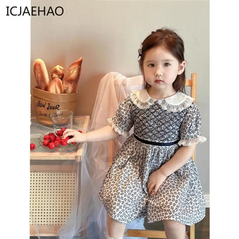 ICJAEHAO платья для девочек детская одежда королевский бутик платье принцессы