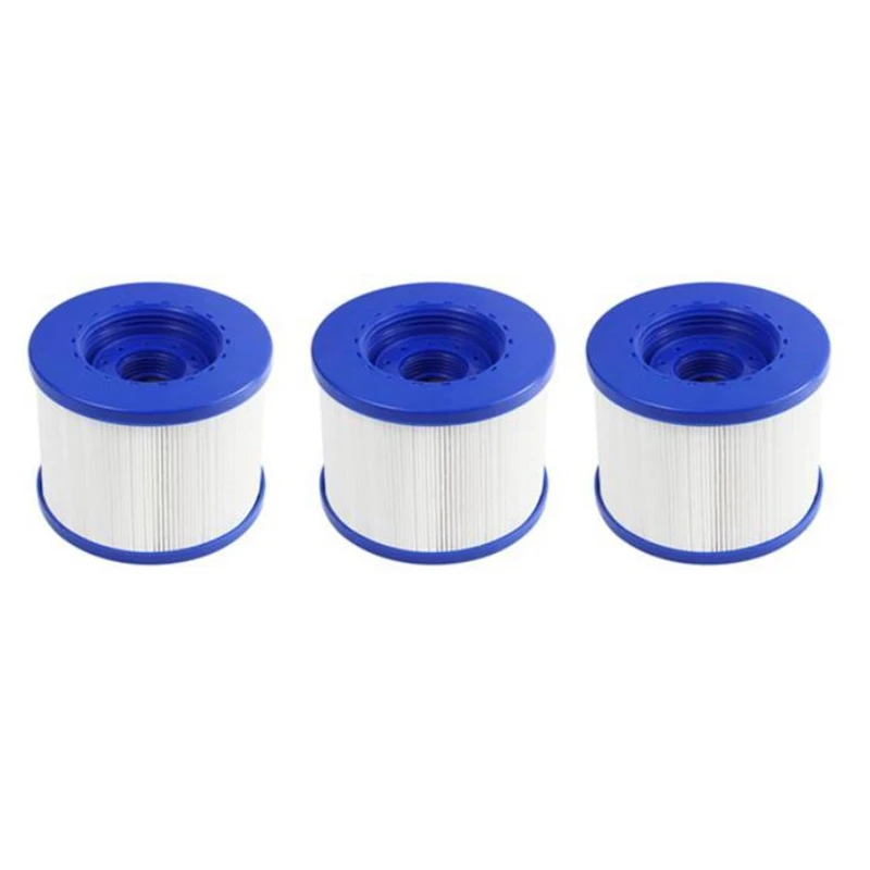 

3 Pcs Pool Filter Replacement Cartridge For Wave Spa, Inflatable Winter Swimming Hot Tub Filter Accessories