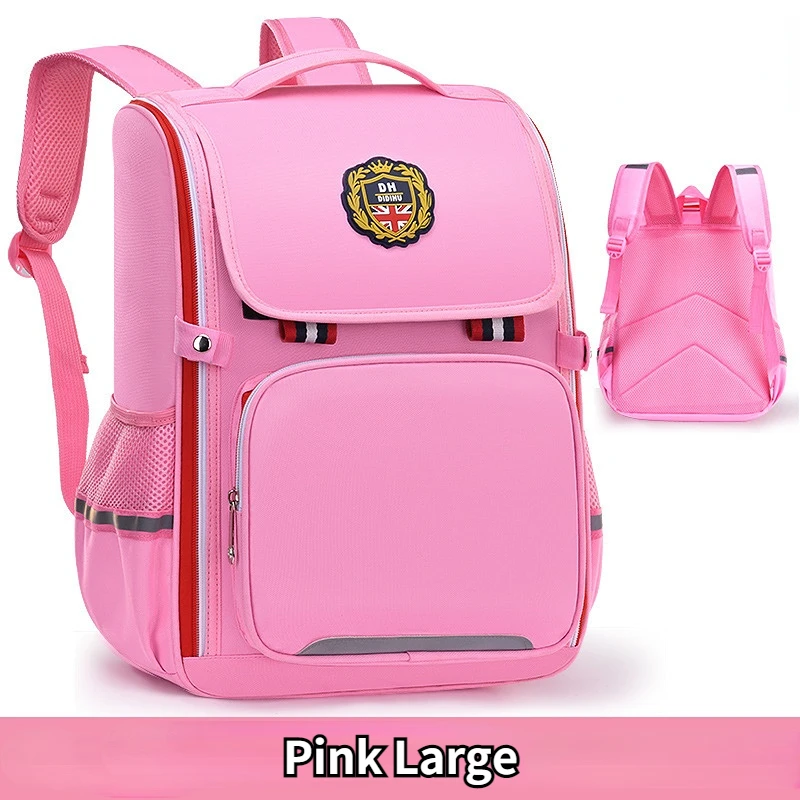 New Children Schoolbags Grade 1-6 Girls Boys Backpacks Primary School Students Large Capacity British Style Backpack Mochila Hot